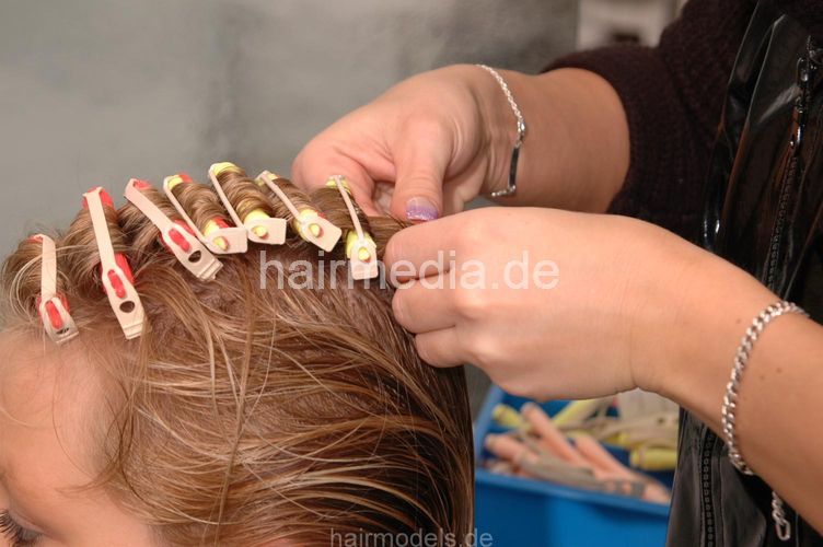 720 LenaG forced forward shampoo and fake perm complete, all videos and pictures