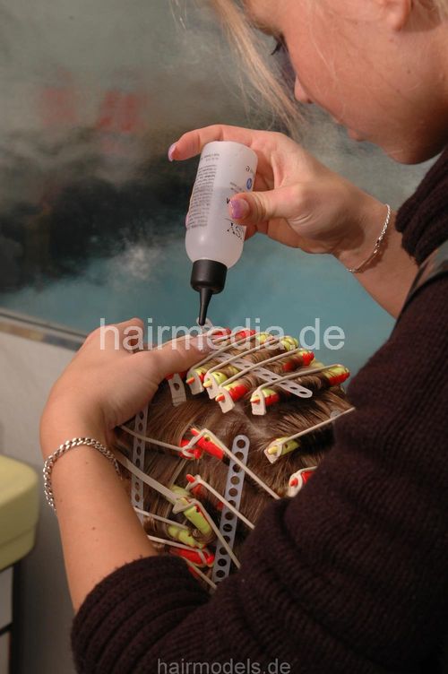 720 LenaG forced forward shampoo and fake perm complete, all videos and pictures