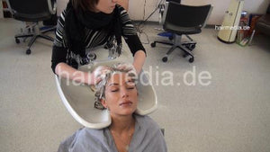 6106 03 KristinaB salon backward hairwash shampooing long blonde hair relaxing