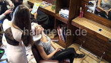Load image into Gallery viewer, 9061 6 KristinaB backward salon shampooing by EllenS without cape