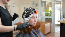Load image into Gallery viewer, 7203 Angelika 7 perm process Frankfurt salon Ukrainian barberette