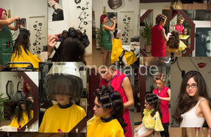 1006 Mitchelle complete cut, backward, forward shampoo hairwash and set 63 min video DVD