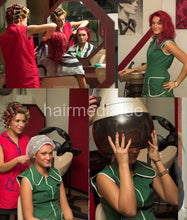 Cargar imagen en el visor de la galería, 1006 redhead barberette NadjaZ by KristinaB  shampoo and set DVD