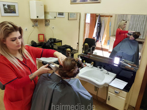 1042 s1386 barbershop caping session MariaK MarieM Parastu OlgaS caping session