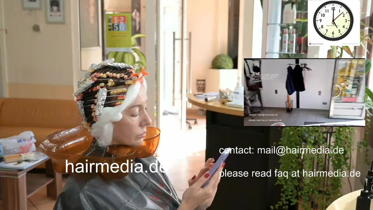 1050 220523 Monday 2 afternoon elder lady perms livestream 4 hours HD video for download
