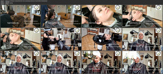1050 220523 Monday 3 evening Victoria Part 1 dry cut and shampoo livestream 1 hour HD video for download