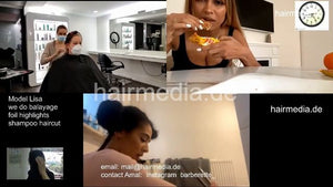 1050 211113 Zoya Talkshow livestream interview Amal during hairstyling