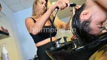 Load image into Gallery viewer, 1050 220806 private livestream AlinaR by Zoya perm, NatalieK haircut, shampoo,  Artur 4x forward wash