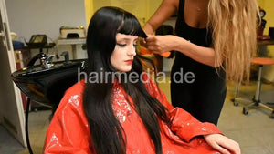 1050 220806 private livestream AlinaR by Zoya perm, NatalieK haircut, shampoo,  Artur 4x forward wash