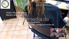 Charger l&#39;image dans la galerie, 1050 220810 public livestream MichelleH ASMR shampoo and wetset by barber