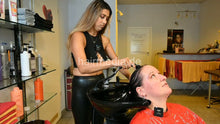 Charger l&#39;image dans la galerie, 1050 220821 private Livestream Steffi dry haircut at Zoya