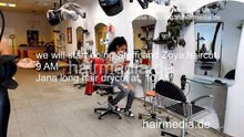 Load image into Gallery viewer, 1050 220821 public livestream haircut event Amal, Zoya, Steffi, Jana, others complete day