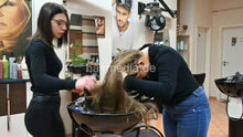 Cargar imagen en el visor de la galería, 1050 221230 YasminN by Alessia private livestream SP custom forward shampoo and blow dry