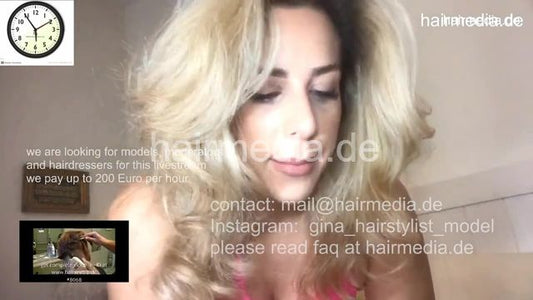 1050 220205 Canan second livestream hairstyling at home