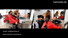 Charger l&#39;image dans la galerie, 1050 220423 Zoya curling a long hair guy, forward shampoo and blow, the making of