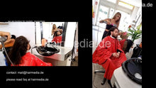 Charger l&#39;image dans la galerie, 1050 220423 Zoya curling a long hair guy, forward shampoo and blow, the making of