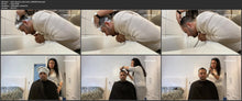 Laden Sie das Bild in den Galerie-Viewer, 1054 corona buzzcut male wash home bathtub by barberette over bathtub