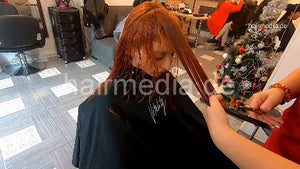1060 Mariam redhead in Georgia (country) shampoo, cut and blowstyle