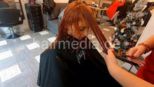 Laden Sie das Bild in den Galerie-Viewer, 1060 Mariam redhead in Georgia (country) shampoo, cut and blowstyle  TRAILER