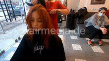 Load image into Gallery viewer, 1060 Mariam redhead in Georgia (country) shampoo, cut and blowstyle