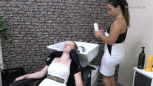 将图片加载到图库查看器，1060 Patricia by Katia set 1 backward wash white shampoostation in summerdress and skirt barberette