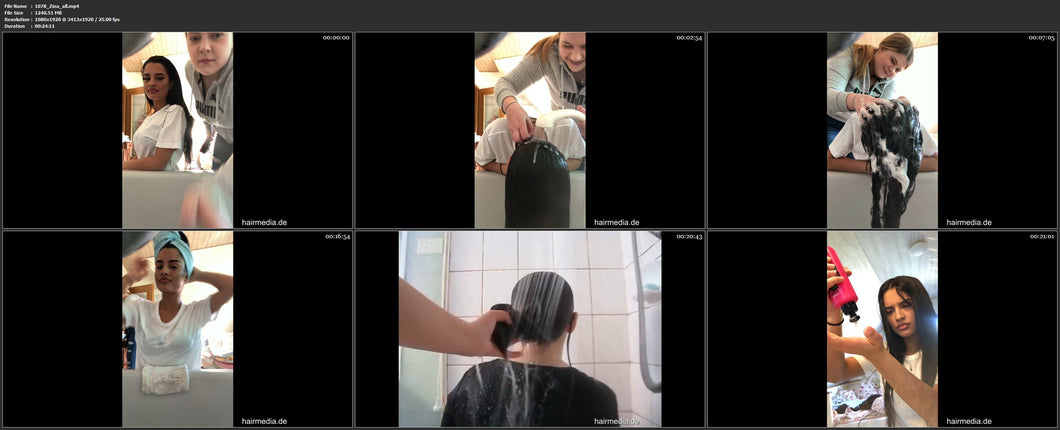 1078 Zina by ChiaraB forward wash over bathtub hair shampooing and shower shampoo