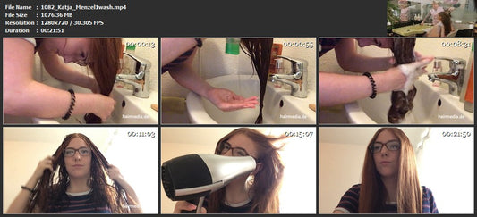 1082 KatjaM 200611 self casting forward wash 22 min video for download