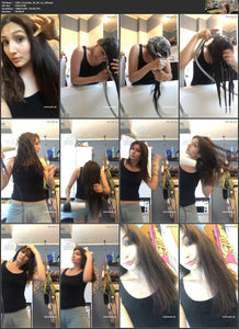1083 Fernanda 200612 self forward hairwash 8 min video for download
