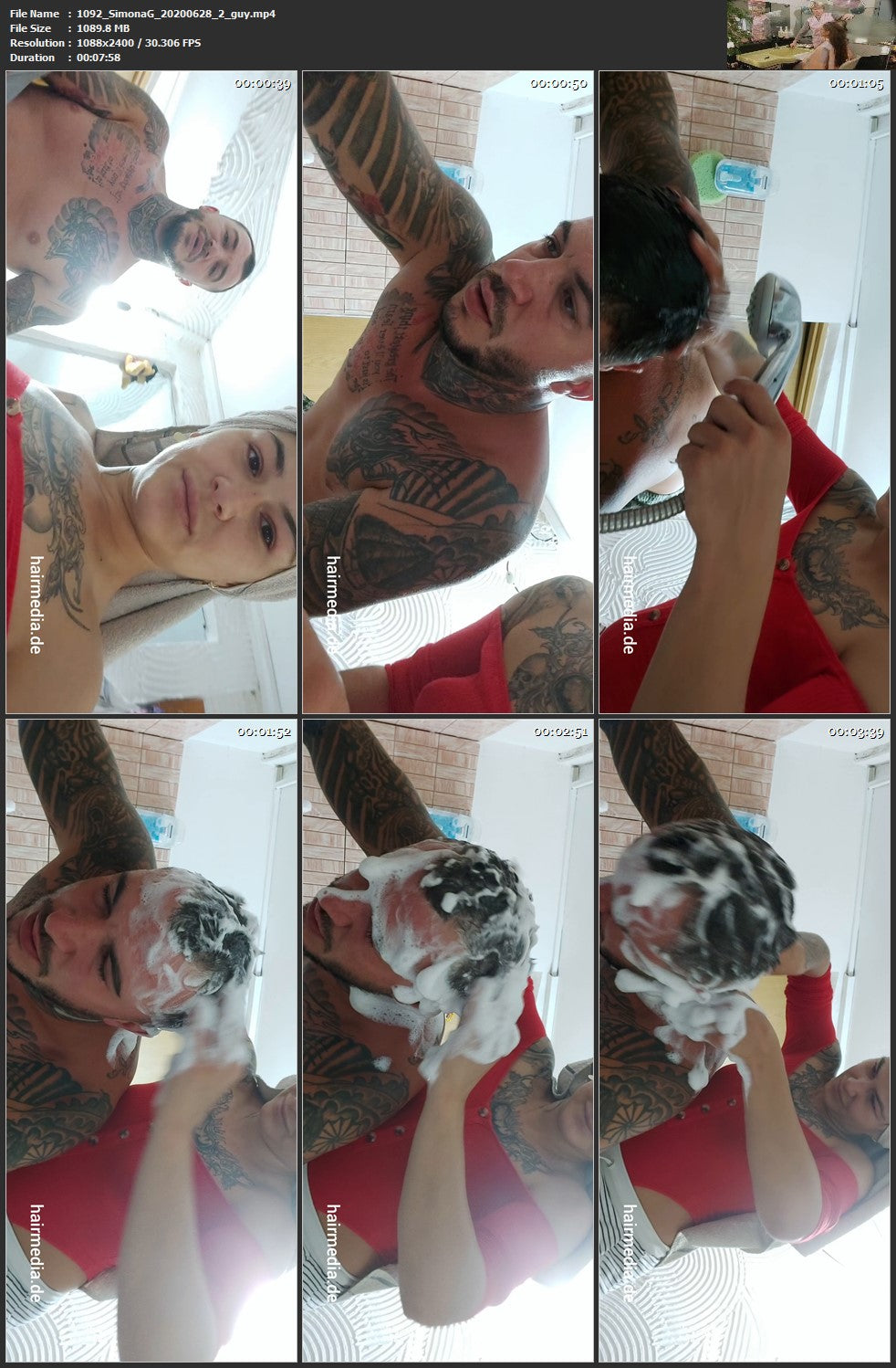 1092 SimonaG 200628 2 shampooing the boyfriend 8 min HD video for download