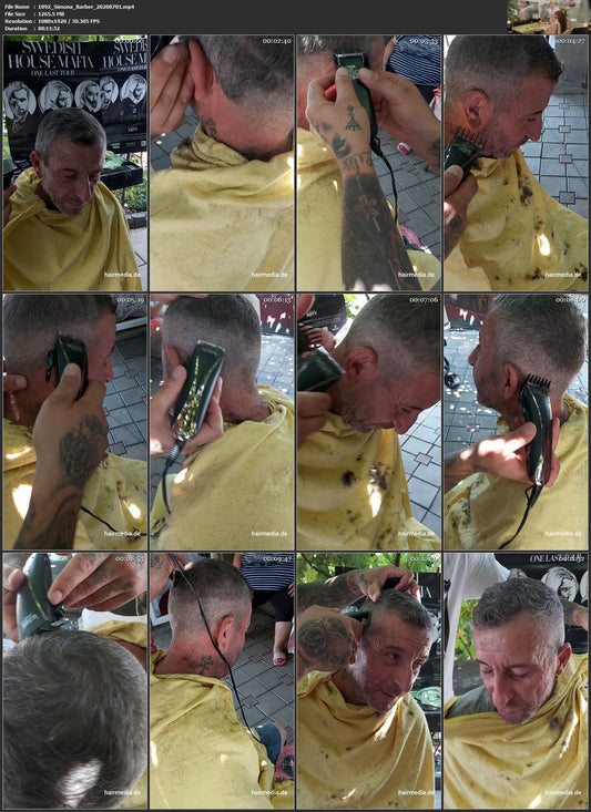 1092 SimonaG Barber 200701 guy strong outdoor buzzcut TRAILER