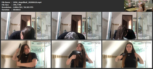 1096 AngelikaK 200610 self home hair shampooing