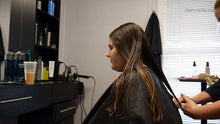 将图片加载到图库查看器，1142 Full Salon hair day, Highlighting, Brushing, Shampooing:   cutting part only 28 min HD video for download