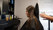 Laden Sie das Bild in den Galerie-Viewer, 1142 Full Salon hair day, Highlighting, Brushing, Shampooing:   cutting part only 28 min HD video for download