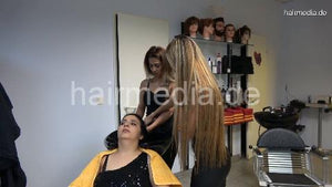 1148 01 Bulgarian shampoo session, dicke by damaged, backward, Zoya controlled