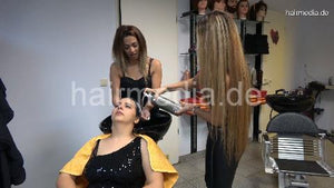 1148 01 Bulgarian shampoo session, dicke by damaged, backward, Zoya controlled