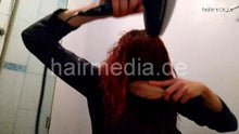 Carica l&#39;immagine nel visualizzatore di Gallery, 1150 JulieS redhead home 210303 self shampooing forward in CZ and blow out