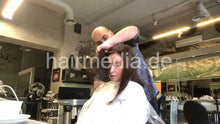 Cargar imagen en el visor de la galería, 1153 Natasha Ukraine 210607 salon tint, shampoo and blow by barber