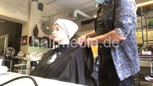 1153 Natasha Ukraine 210607 salon tint, shampoo and blow by barber