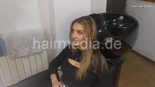 Load image into Gallery viewer, 1155 Neda Salon 20210429 Nevena shampooing and blow style blonde thick hair
