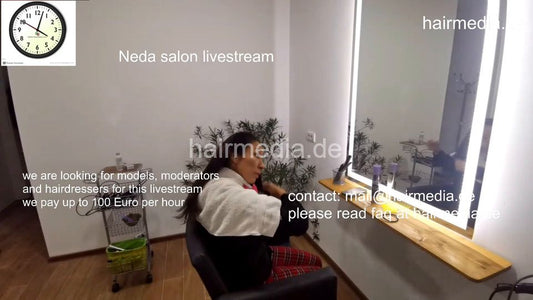 1155 Neda Salon 20211214 Daisy tint shampoo cut and blow