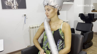 1155 Neda Salon 20220705 a lone in a row, barberette self small roller set bonnet dryer