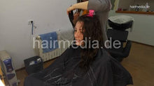 Load image into Gallery viewer, 1155 Neda Salon 20210503 trim haircut very thick and curly hair and blow