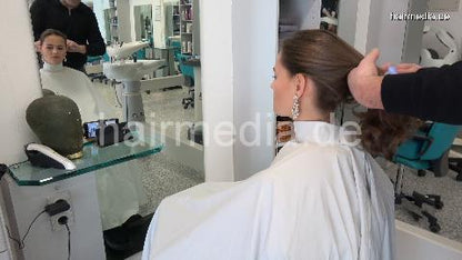 e0119 AS very heavy light grey large cape double velcro closure unique