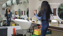 Load image into Gallery viewer, 1171 Amal barberette self forward over backward salon sink shampooing s1826