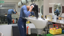 Load image into Gallery viewer, 1171 Amal barberette self forward over backward salon sink shampooing s1826