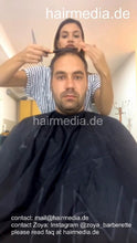 将图片加载到图库查看器，1177 Neda revival Salon 20220627 livestream doing haircut and buzz on male client