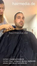 将图片加载到图库查看器，1177 Neda revival Salon 20220627 livestream doing haircut and buzz on male client