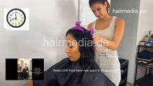 Cargar imagen en el visor de la galería, 1177 Neda Salon 20220908 livestream haircut longhair new salon