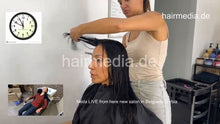 将图片加载到图库查看器，1177 Neda Salon 20220908 livestream haircut longhair new salon