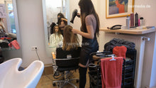 Carica l&#39;immagine nel visualizzatore di Gallery, 1182 NinaW teen by barber 2 blow by AlinaR in leatherskirt
